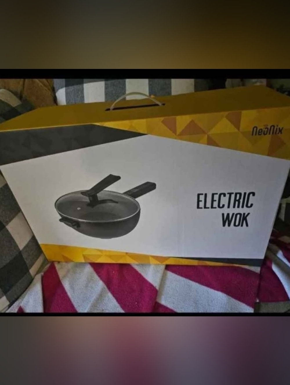 New electric wok (non stick coating)
